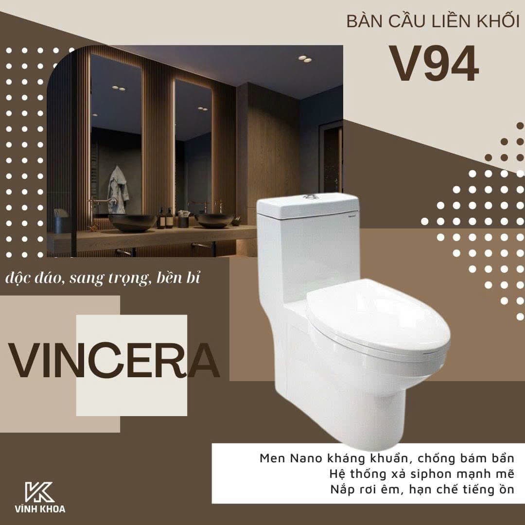 Bồn Cầu 1 Khối Vincera