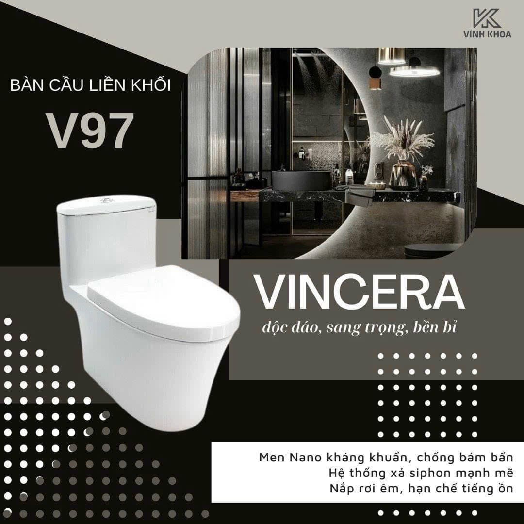Bồn Cầu 1 Khối Vincera